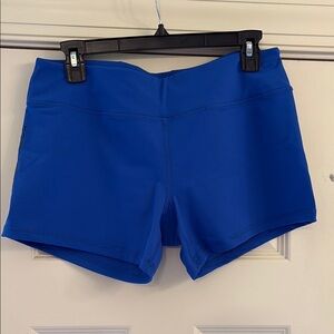 Born Primitive Blue Athletic Shorts Form-Fitting Design
